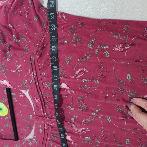 White Orchid, full length nightgown. Size Large - Picture 5 of 8